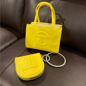 Highlighter Yellow Telfar Women's Bag Set